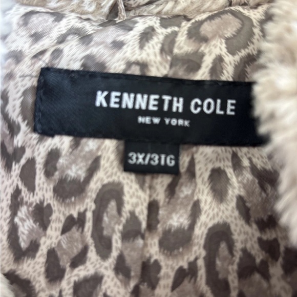 NWT Kenneth Cole Beige Teddy Jacket size 1X - Picture 10 of 11